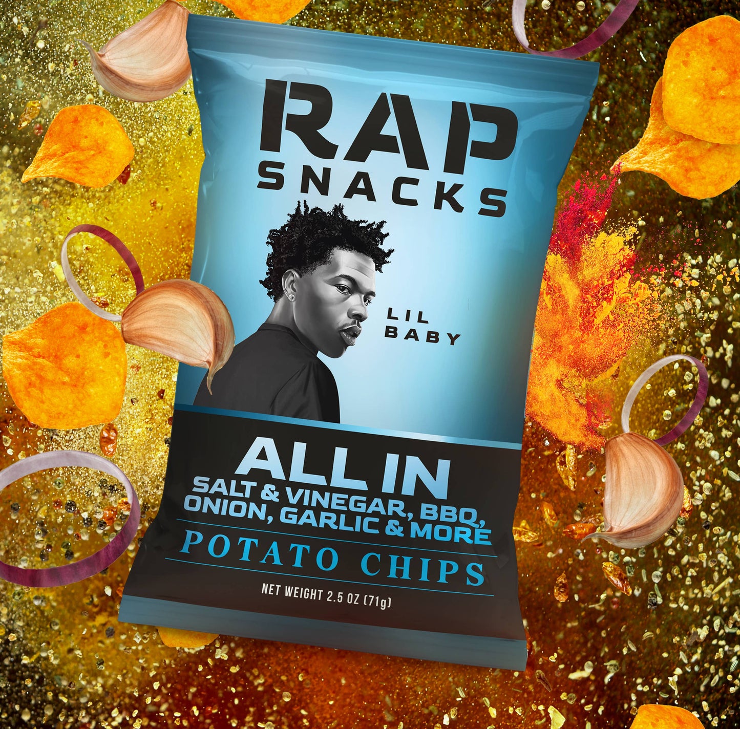 Rap Snacks Lil Baby All In Potato Chips (2.5oz)