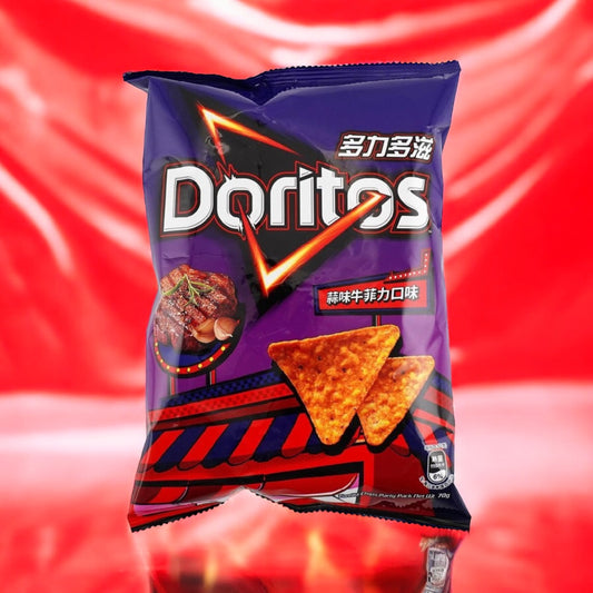 Corn Chips ,Garlic Beef Steak Flavor,2.46 oz