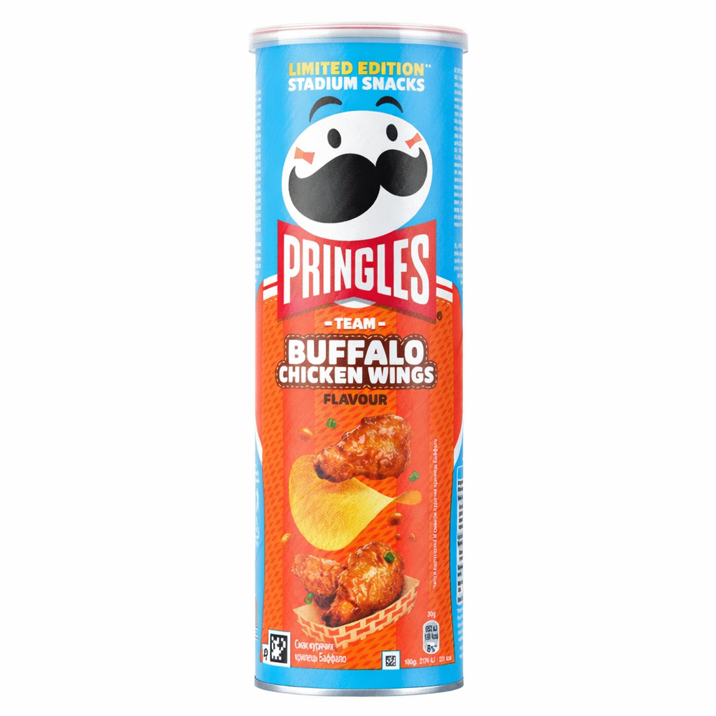 Pringles Limited Edition Stadium Snacks - Team Buffalo Chicken Wings (165g) (Germany)