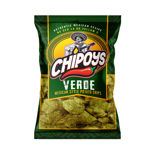 Chipoys Verde Potato Chips (2.5oz)